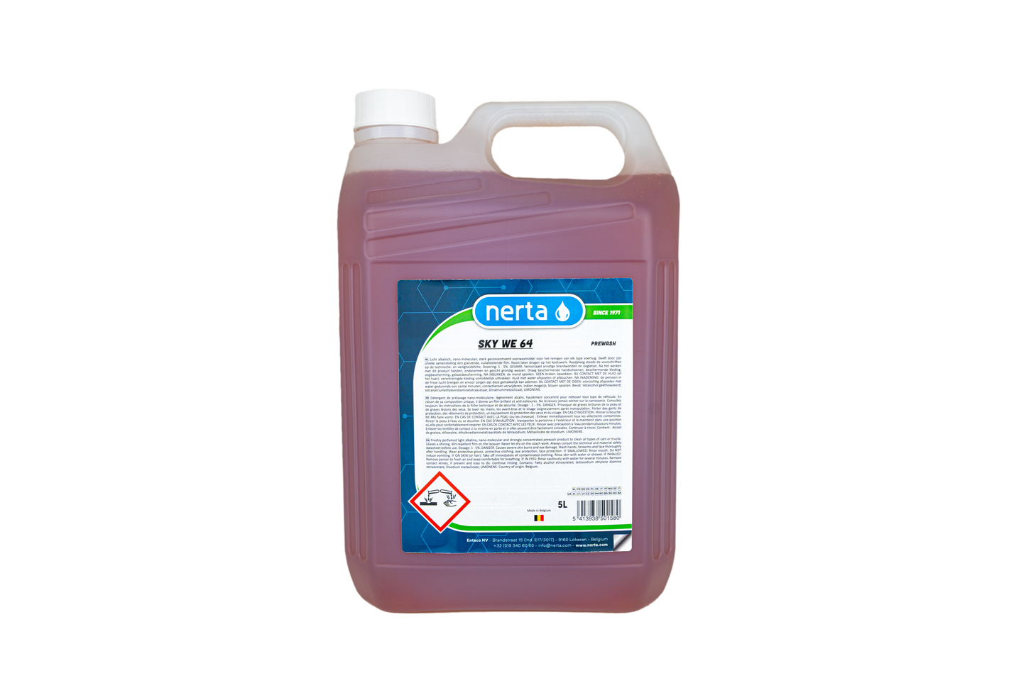 Nerta Sky WE64 Autoshampoo - Auto Wassen - Snowfoam - Car Wash - 5 liter