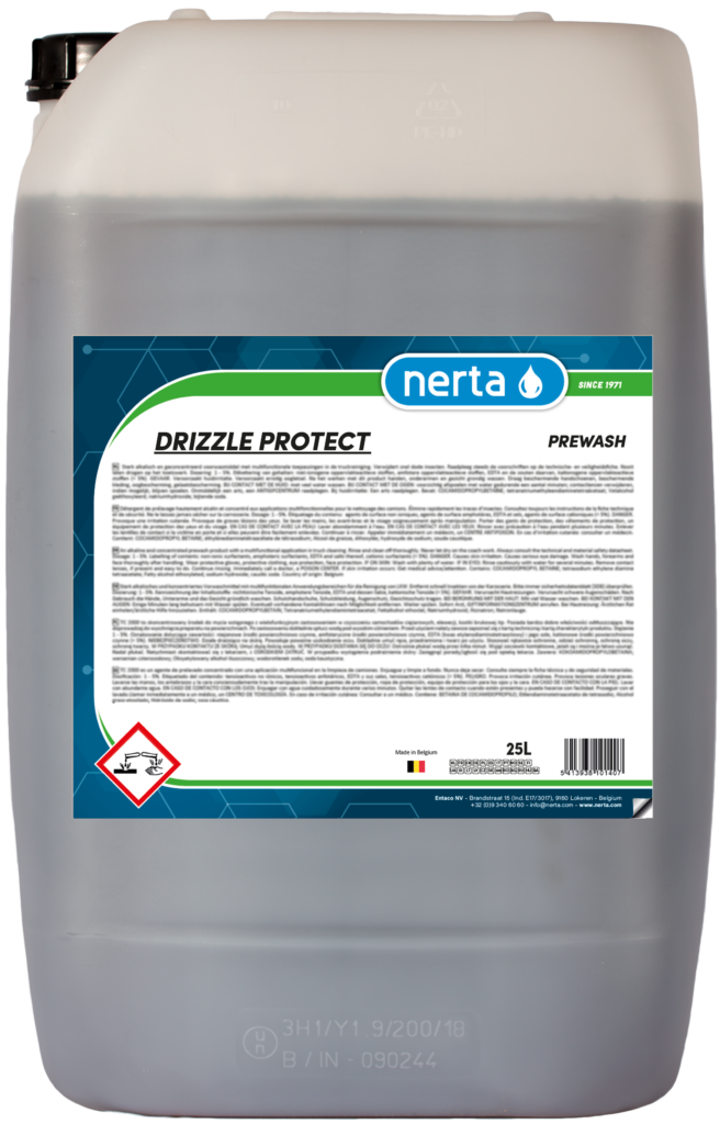 Nerta Drizzle protect - autoshampoo met wax - snow foam - auto wax - 5 liter