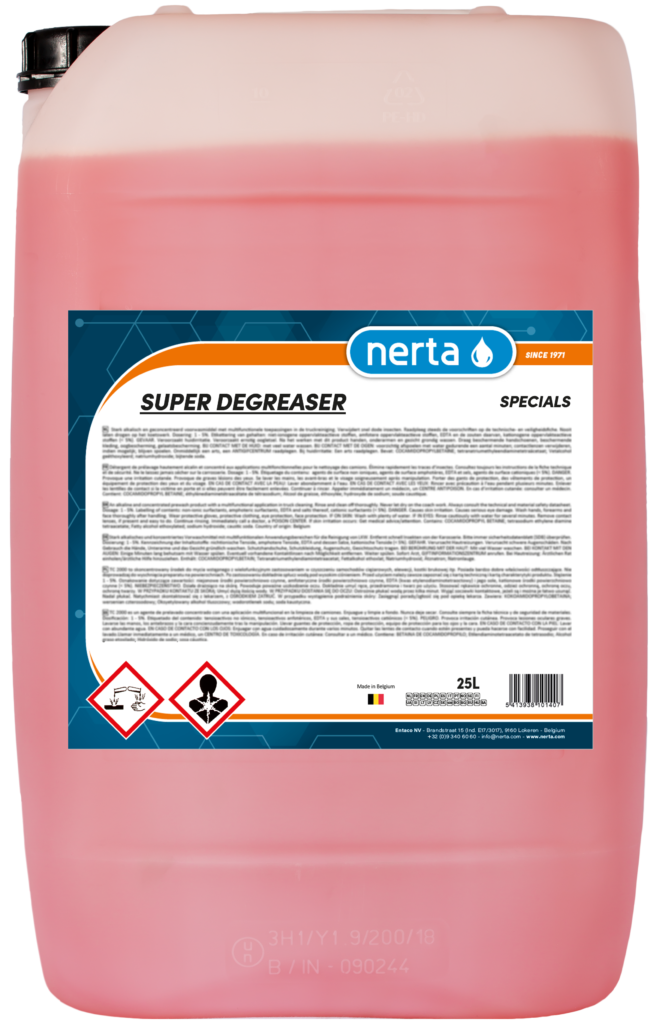 Nerta Super Degreaser - Ontvetter auto - vetverwijderaar - olie verwijderaar - aanslagreiniger - 5 liter