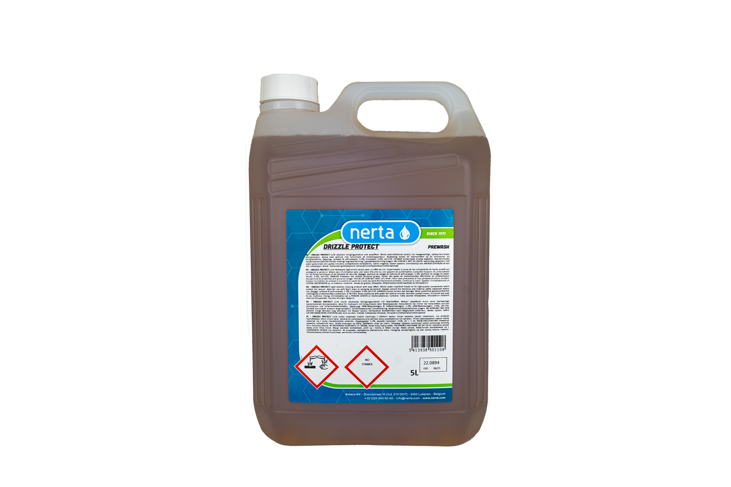 Nerta Drizzle protect - autoshampoo met wax - snow foam - auto wax - 5 liter