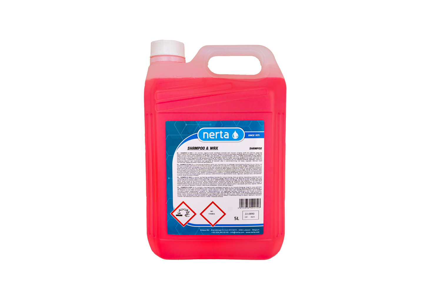Nerta Shampoo & Wax - autoshampoo met wax - AutoWax - 5 liter
