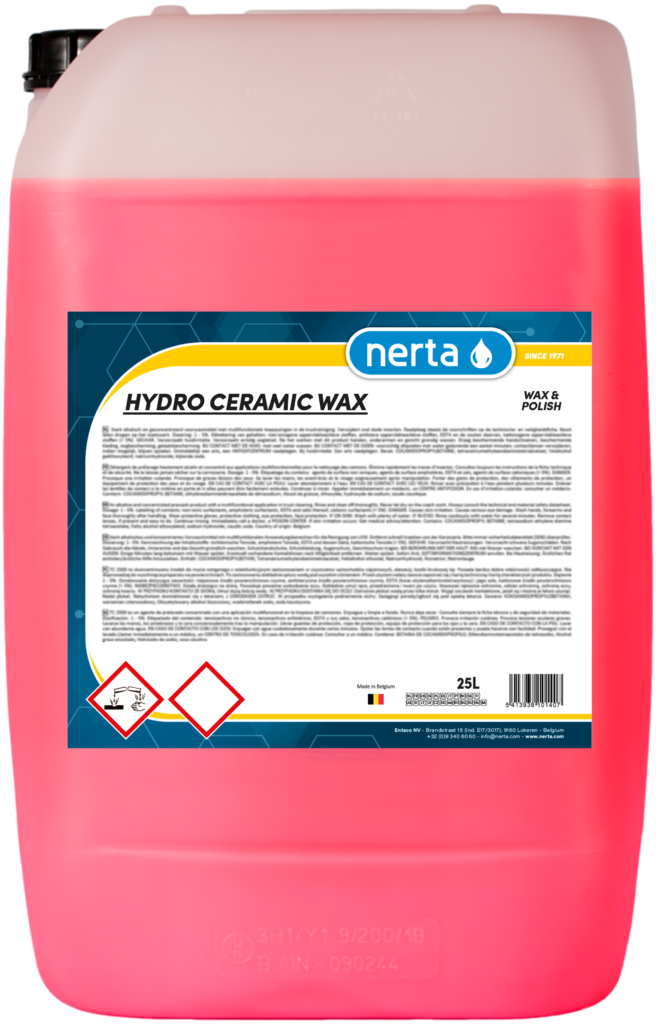 Nerta Hydro Ceramic Wax - autowax - ceramic coating auto - 5 liter