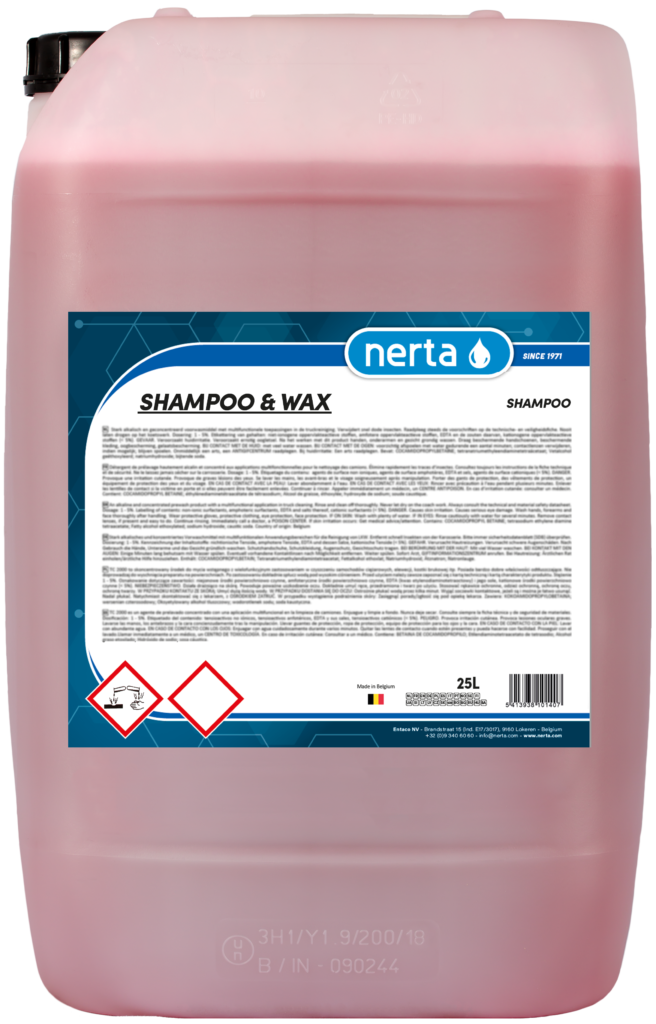 Nerta Shampoo & Wax - autoshampoo met wax - AutoWax - 5 liter
